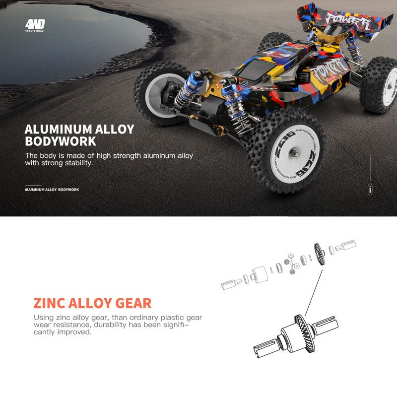 75KM/H 4WD RC Car Professional Racing Car Brushless High Speed Off-Road Drift