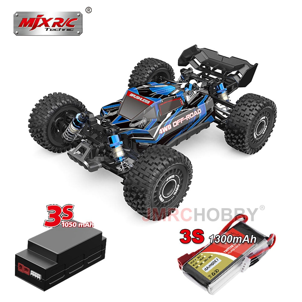 MJX Hyper Go 16208 16210 Remote Control 2.4G 1/16 Brushless RC Hobby Car Vehicle 68KMH High-Speed Off-Road Truck